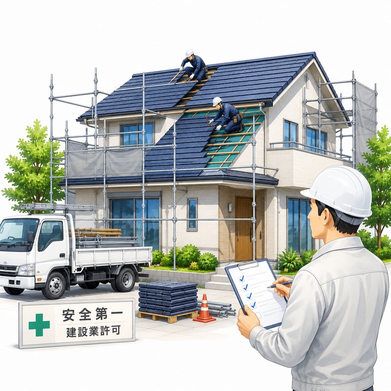 建設・補修工事の様子
